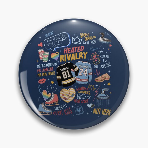 Item preview, Heated Rivalry Shane Hollander Ilya Rozanov Hudson Williams Connor Storrie Ice Hockey Couple Romance designed and sold by olsonyvykteresa.