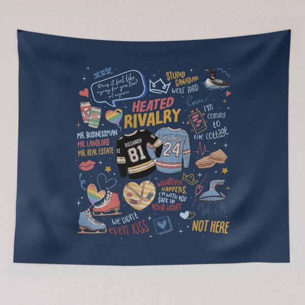 Item preview, Heated Rivalry Shane Hollander Ilya Rozanov Hudson Williams Connor Storrie Ice Hockey Couple Romance designed and sold by olsonyvykteresa.