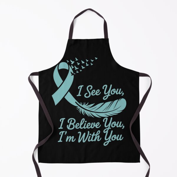 Item preview, Teal Sexual Assault Awareness Green Feather Ribbon designed and sold by cosmicncozyS.