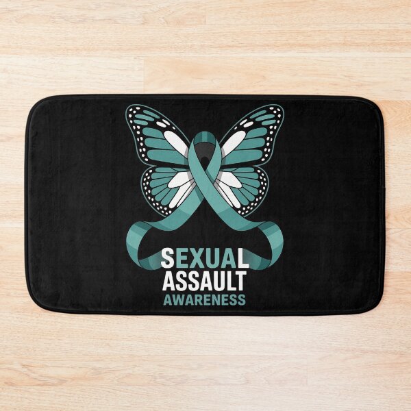 Item preview, Teal Ribbon, Teal Butterfly, Sexual Assault Awareness designed and sold by cosmicncozyS.