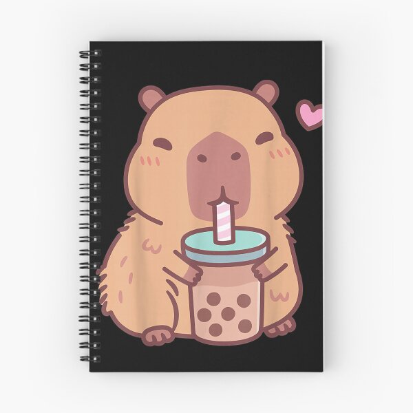 Item preview, Cute Capybara Kawaii Anime Drinking Bubble Tea Lover Girls Art for Men Women Kids , Capybara Gift Lover  designed and sold by DZIRI NAJAT.