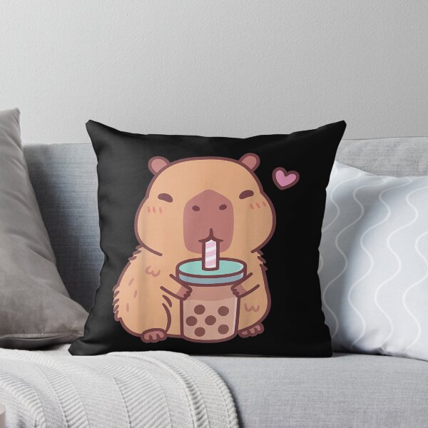 Item preview, Cute Capybara Kawaii Anime Drinking Bubble Tea Lover Girls Art for Men Women Kids , Capybara Gift Lover  designed and sold by DZIRI NAJAT.