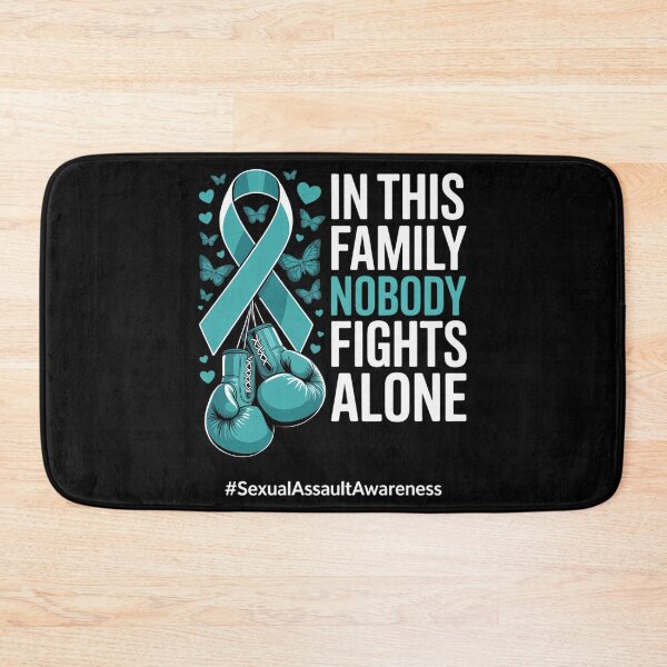 Item preview, Teal Ribbon Survivor Fighter Sexual Assault Awareness designed and sold by cosmicncozyS.