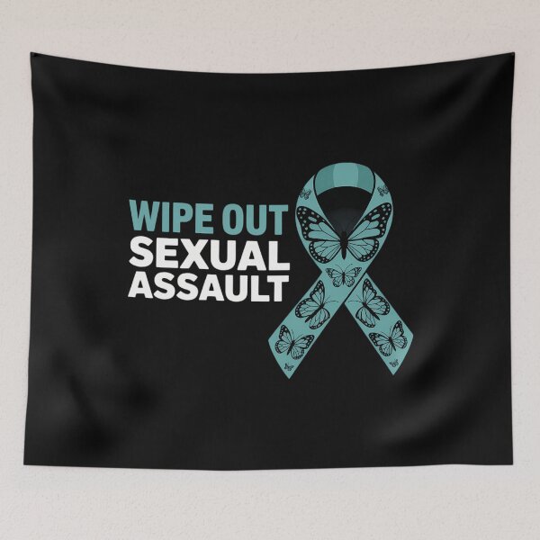 Item preview, Teal Ribbon Sexual Assault Awareness Wome designed and sold by cosmicncozyS.