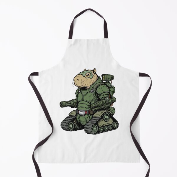 Item preview, Cyborg Fighting Capybara designed and sold by krabbaraban.