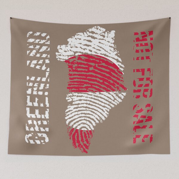 Item preview, Greenland Not for Sale – Sovereignty, Freedom, and Resistance Typography Art designed and sold by ArtsyExplorer.