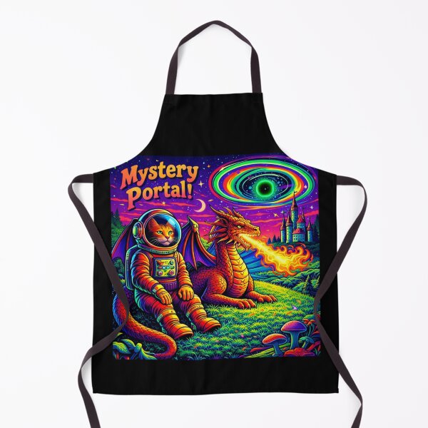 Item preview, Mystery Portal – Surreal Fantasy Cat & Dragon Adventure designed and sold by Dogandesighn.