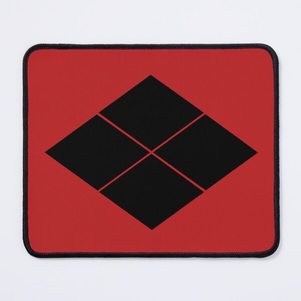 Item preview, Black Takeda Clan Mon with Red Background designed and sold by Mon & Matrix.