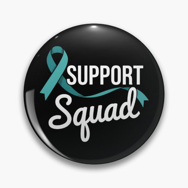 Item preview, Support Squad Teal Ribbon Stop Sexual Assault Awareness designed and sold by cosmicncozyS.