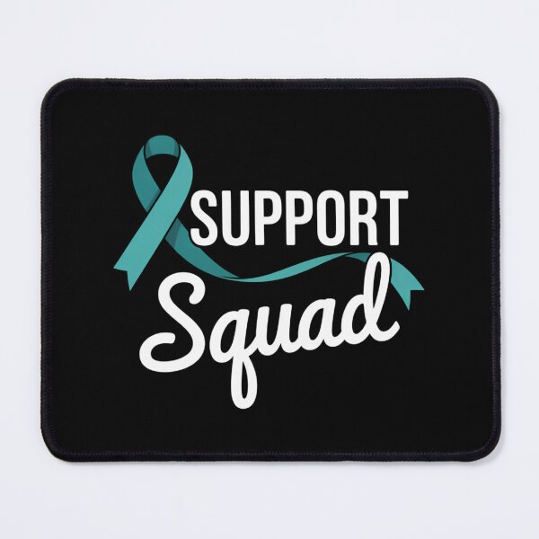 Item preview, Support Squad Teal Ribbon Stop Sexual Assault Awareness designed and sold by cosmicncozyS.