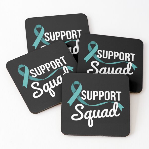 Item preview, Support Squad Teal Ribbon Stop Sexual Assault Awareness designed and sold by cosmicncozyS.