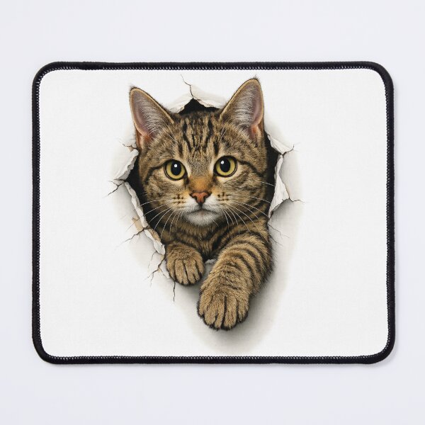 Item preview, Cute Cat Breaking Wall designed and sold by RedSwagStore.