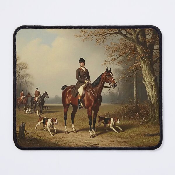 Item preview, Fox Hunting picture serie 3/3 - Equestrian Painting designed and sold by KiwiRider.