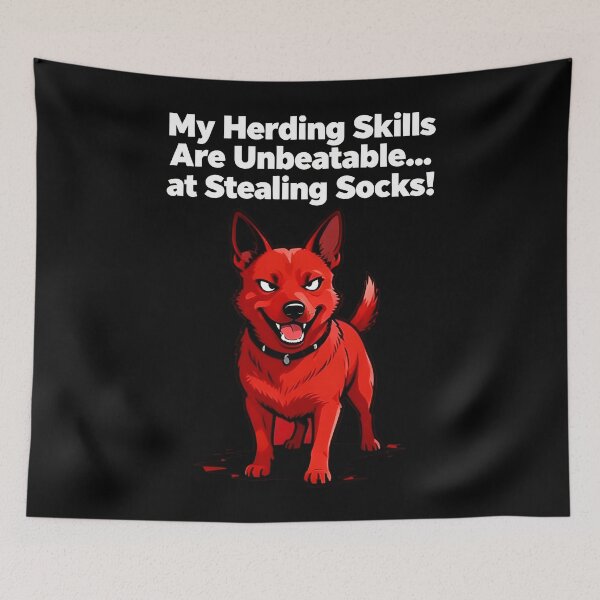 Item preview, red cattle dog designed and sold by Uglyandcute.