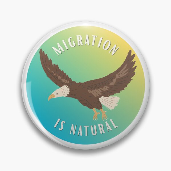 Item preview, Migration is Natural - Bald Eagle  designed and sold by LeahsArtnCraft.