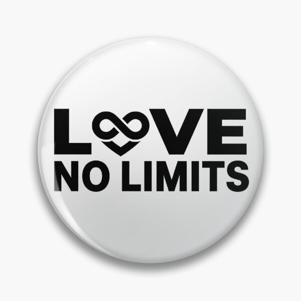 Item preview,  Love No Limits Bold Valentine Quote Art designed and sold by MofazStyle.