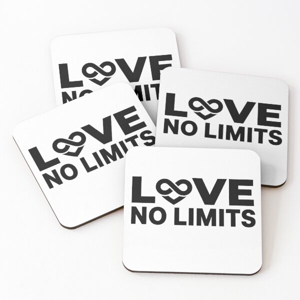 Item preview,  Love No Limits Bold Valentine Quote Art designed and sold by MofazStyle.