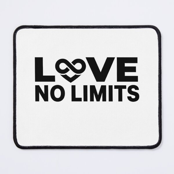 Item preview,  Love No Limits Bold Valentine Quote Art designed and sold by MofazStyle.