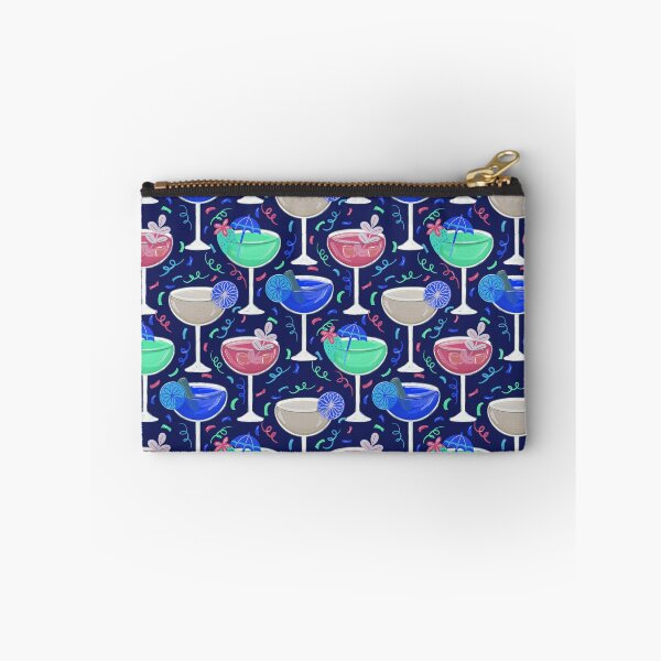 Item preview, Celebrate Cocktails Party Confetti Margueritas dark blue neon designed and sold by pholiumsigma_design.