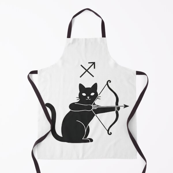 Item preview, Sagittarius Cat Minimalist Design | Zodiac Archer Astrology Illustration designed and sold by CuteKats.