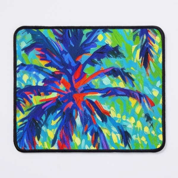 Item preview, Abstract Palm Tree Painting for Creative Beach Lovers designed and sold by WildStroke.