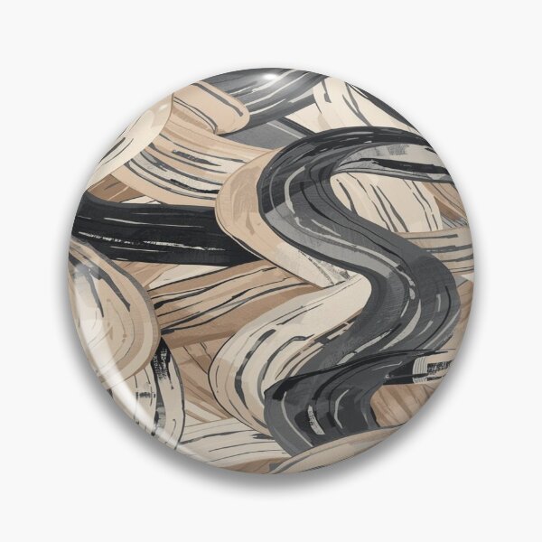 Item preview, Abstract Brush Loop Pattern in Muted Tones designed and sold by mari0n980.