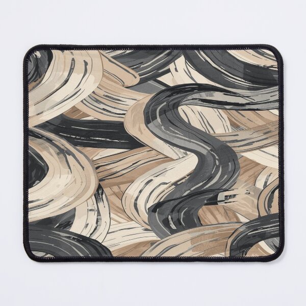 Item preview, Abstract Brush Loop Pattern in Muted Tones designed and sold by mari0n980.