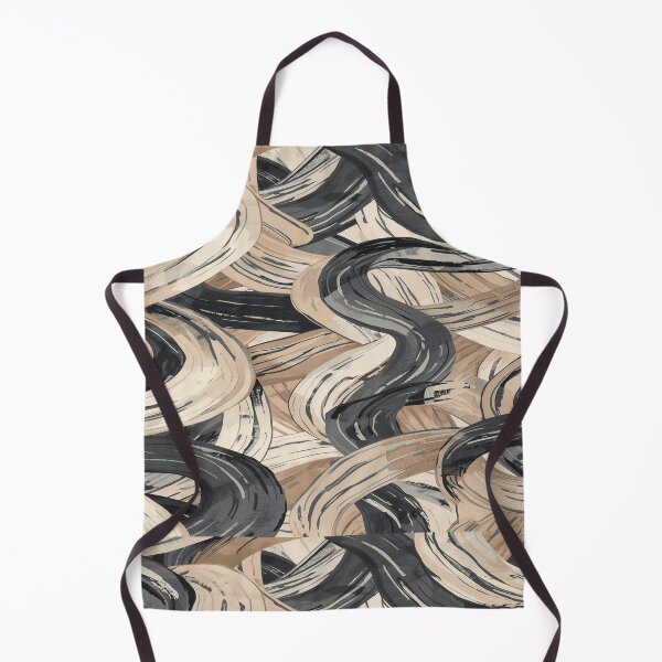 Item preview, Abstract Brush Loop Pattern in Muted Tones designed and sold by mari0n980.