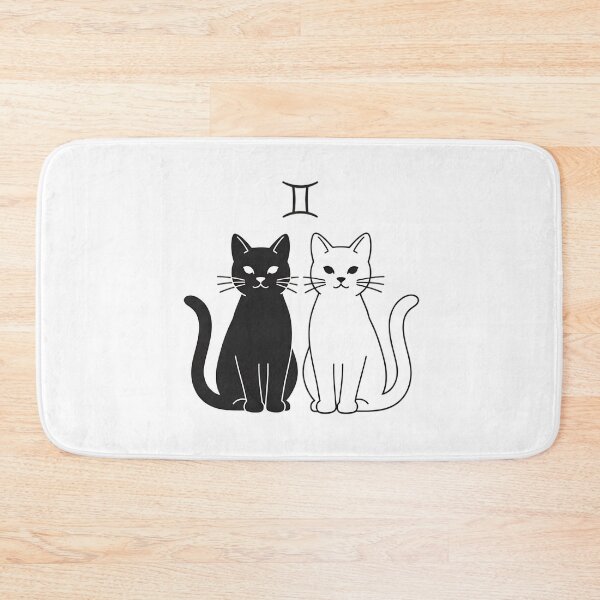 Item preview, Gemini Cat Zodiac Sign designed and sold by CuteKats.