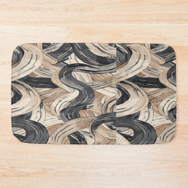 Item preview, Abstract Brush Loop Pattern in Muted Tones designed and sold by mari0n980.