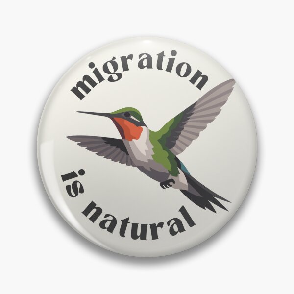 Item preview, Migration is Natural - Ruby Throated Hummingbird designed and sold by LeahsArtnCraft.