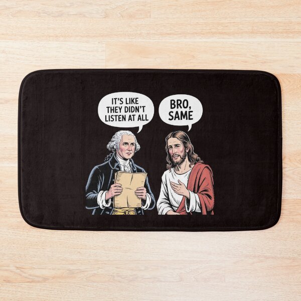 Item preview, It`s Like They Didn’t Listen at All – Political Satire Jesus Meme designed and sold by Redgiant87x.