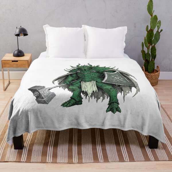 Item preview, Horned warrior in green armor designed and sold by krabbaraban.