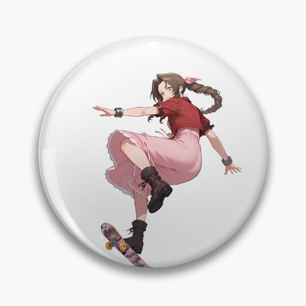 Item preview, Aerith SK8rGrl Girll Skateboard Skateboarding Anime Meme Funny Casual designed and sold by LaughingMan132.