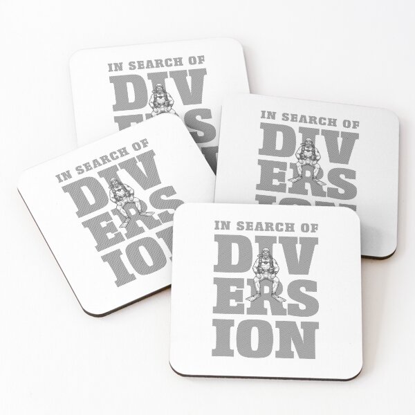 Item preview, Scuba Diving Diver Funny Divers Search For Diversion designed and sold by GrandeDuc.