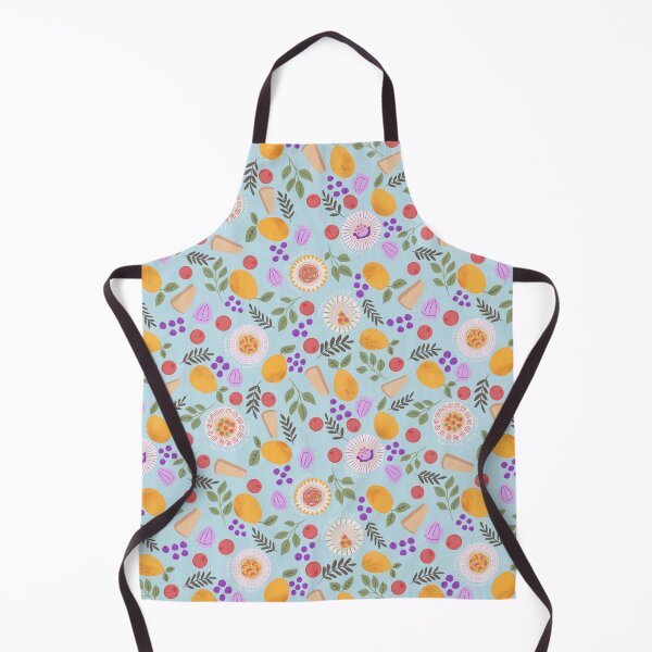 Item preview, Italian Foods Dishes Lemons soft blue background designed and sold by pholiumsigma_design.