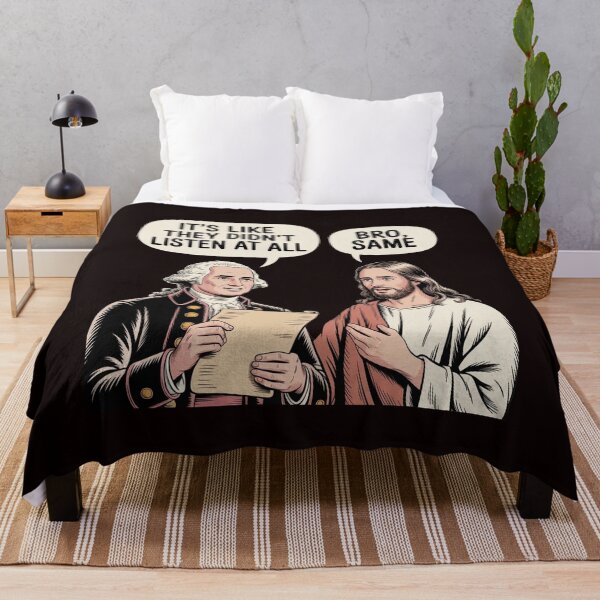 Item preview, It`s Like They Didn’t Listen at All – Sarcastic Jesus Meme Quote designed and sold by Redgiant87x.