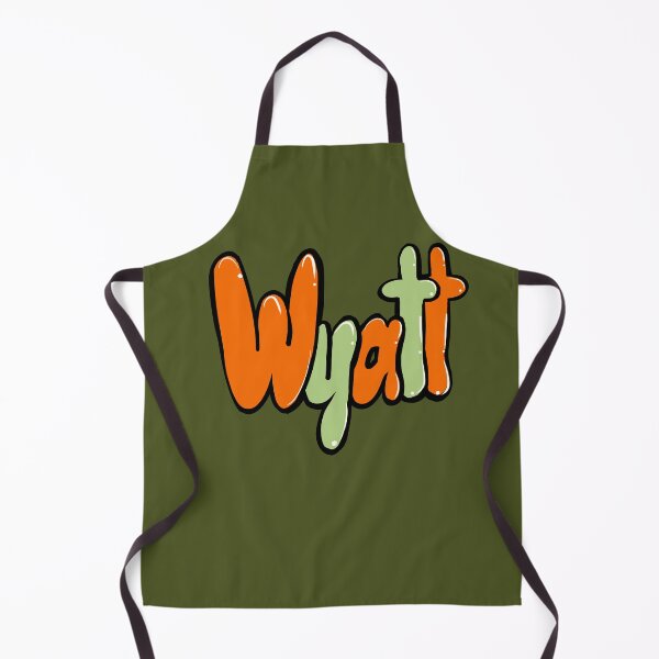 Item preview, Wyatt name in vintage retro graffiti personalized gifts for boys and men named Wyatt designed and sold by Artonmytee.