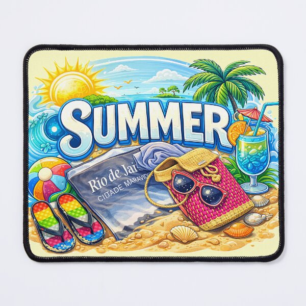 Item preview, Summer time. Ocean breeze. Flowers, sea shells designed and sold by Natart1004.