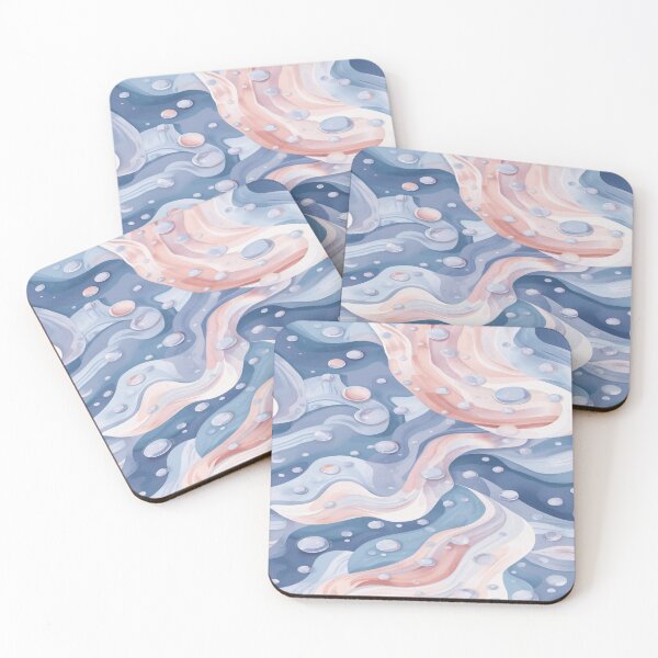 Item preview, Water Droplet Abstract Pattern in Pastels designed and sold by mari0n980.