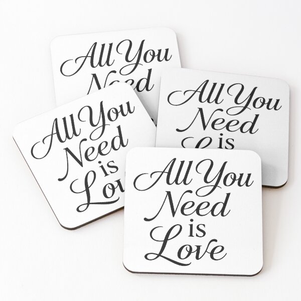 Item preview, All You Need Is Love – Minimal Script Quote Design designed and sold by athanasioungr.