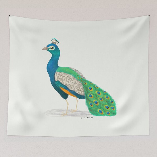 Item preview, Indian Peafowl designed and sold by julianamotzko.
