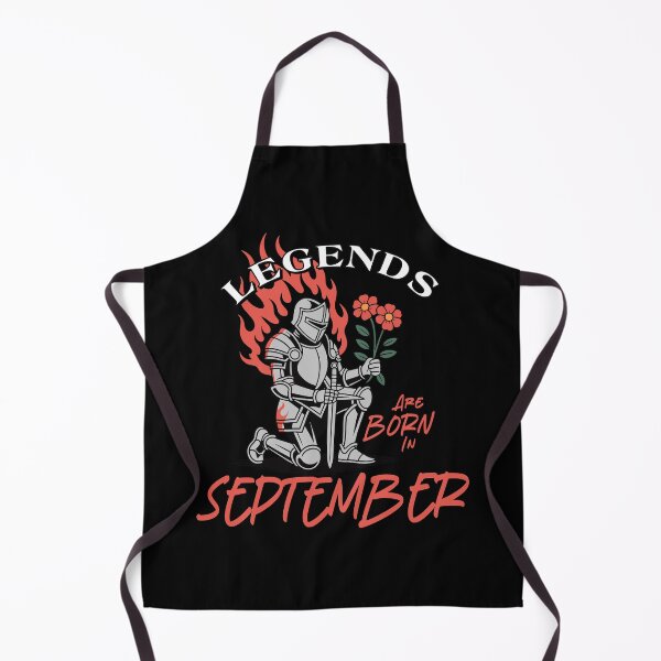Item preview, Legends Are Born in September – Knight Birthday Graphic designed and sold by TipTop GFX.