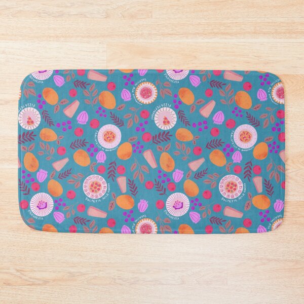Item preview, Italian Foods Dishes Lemons teal background designed and sold by pholiumsigma_design.