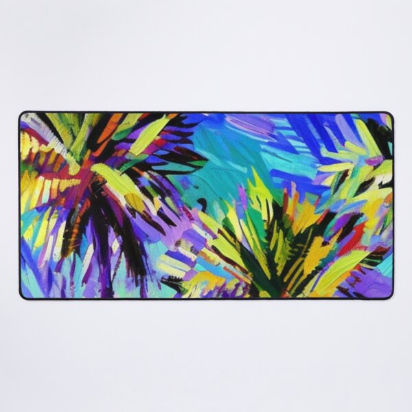 Item preview, Neon Color Palm Tree Art for Maximalist Decor Fans designed and sold by WildStroke.