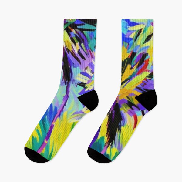 Item preview, Neon Color Palm Tree Art for Maximalist Decor Fans designed and sold by WildStroke.