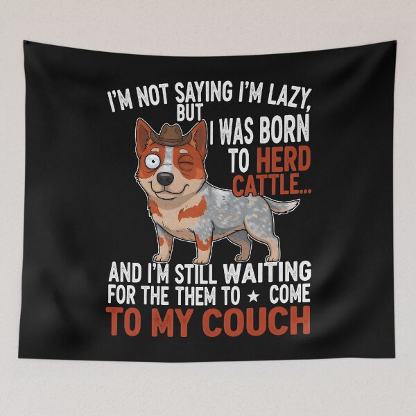 Item preview, red cattle dog designed and sold by Uglyandcute.