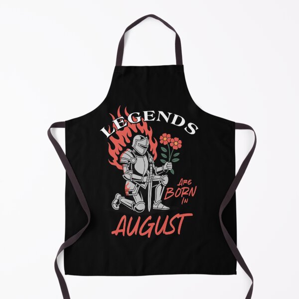 Item preview, Legends Are Born in August – Knight Birthday Graphic designed and sold by TipTop GFX.
