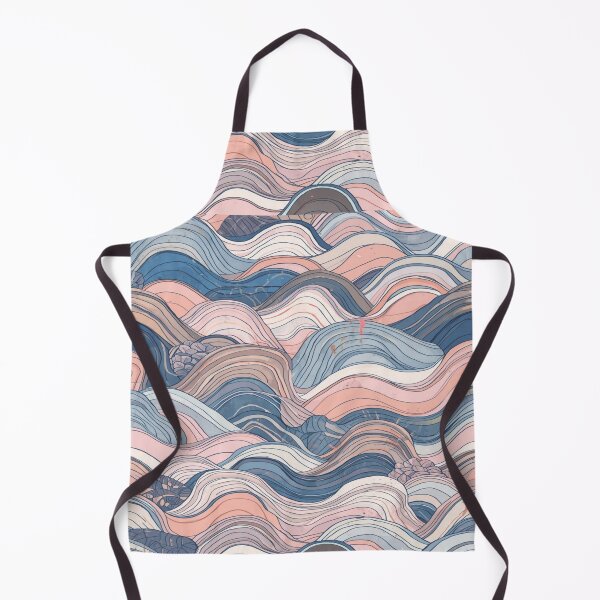 Aperçu de l'œuvre Motif ondulé en zigzag doux aux couleurs pastel créée et vendue par mari0n980.