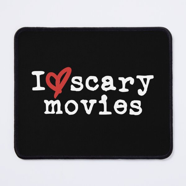 Item preview, I Love Scary Movies (white font) designed and sold by Pencil on Paper CA.